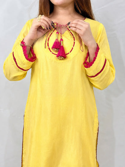 Sunshine Yellow Kurta Set